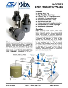 Griffco Bpm Back Pressure Valve Pdf